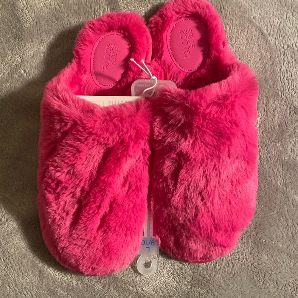Stars Above Pink Slippers